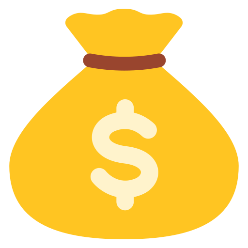 money bag as rendered by Toss Face