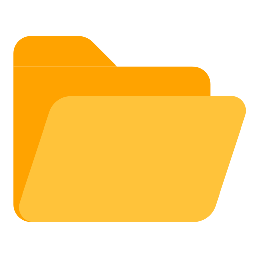 carpeta de archivos abierta as rendered by Toss Face