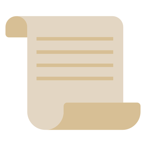 scroll as rendered by Toss Face