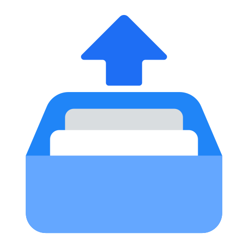 outbox tray as rendered by Toss Face