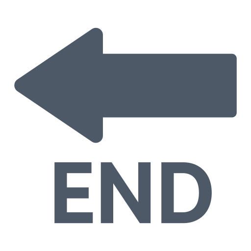END-Pfeil as rendered by Toss Face