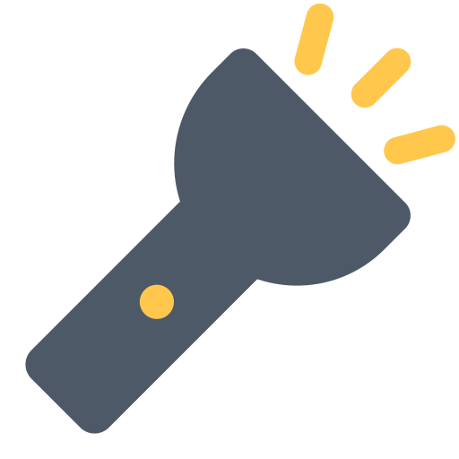 flashlight as rendered by Toss Face