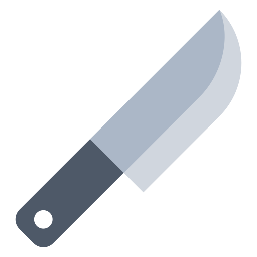 kitchen knife as rendered by Toss Face
