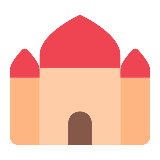 mosque as rendered by Toss Face
