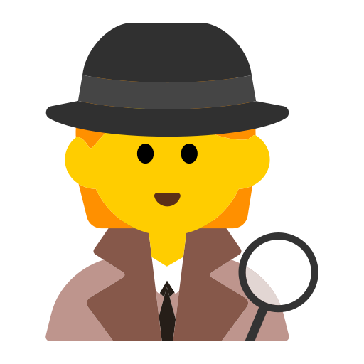 detective as rendered by Toss Face