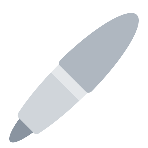 penna a sfera as rendered by Toss Face