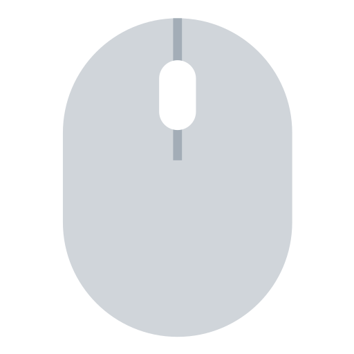 computer mouse as rendered by Toss Face