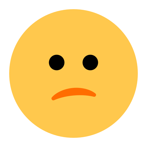 faccina confusa as rendered by Toss Face