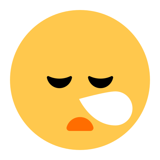 visage endormi as rendered by Toss Face