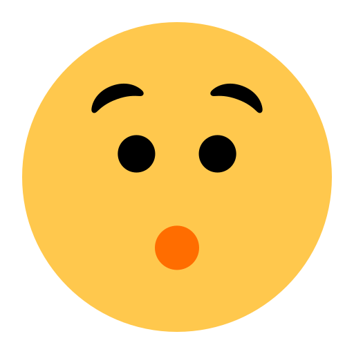 faccina sorpresa as rendered by Toss Face