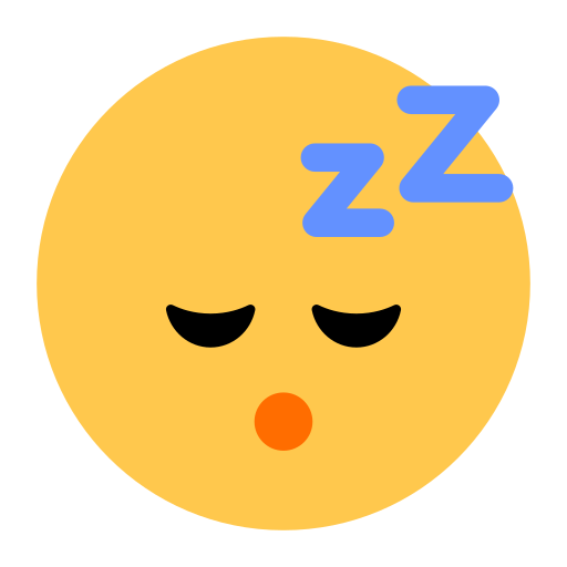 Sleeping Face as drawn by Toss Face in 1.6