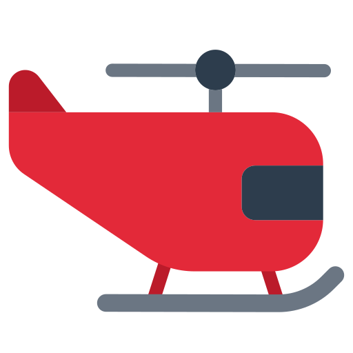 helicopter as rendered by Toss Face