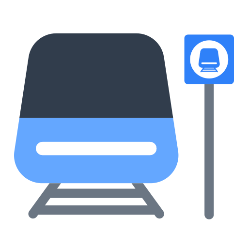 Bahnhof as rendered by Toss Face