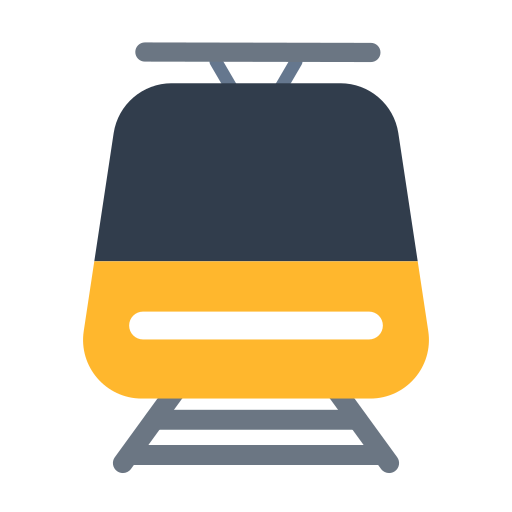 tram as rendered by Toss Face