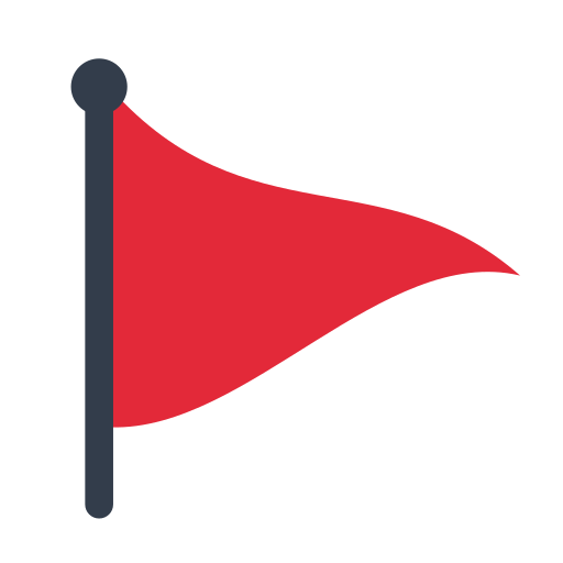 Triangular Flag as drawn by Toss Face in 1.6