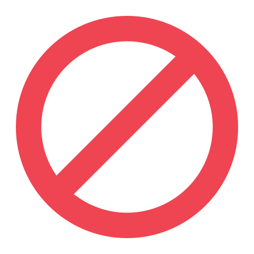 Verboten as rendered by Toss Face