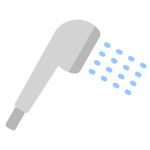 shower as rendered by Toss Face