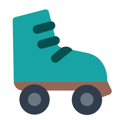 roller skate as rendered by Toss Face