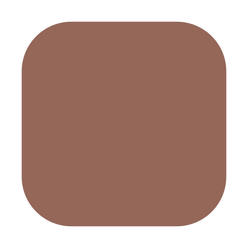 quadrado marrom as rendered by Toss Face
