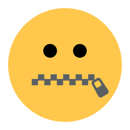 Zipper-Mouth Face, the design in this release