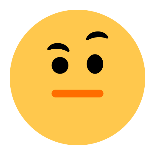 Face with Raised Eyebrow, the design in this release