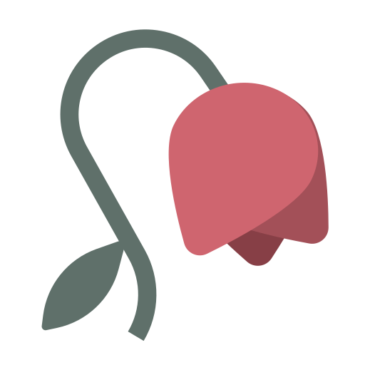 wilted flower as rendered by Toss Face