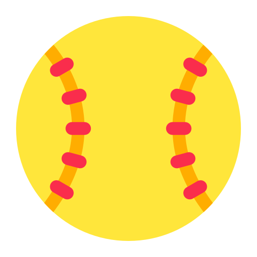 Softball as rendered by Toss Face