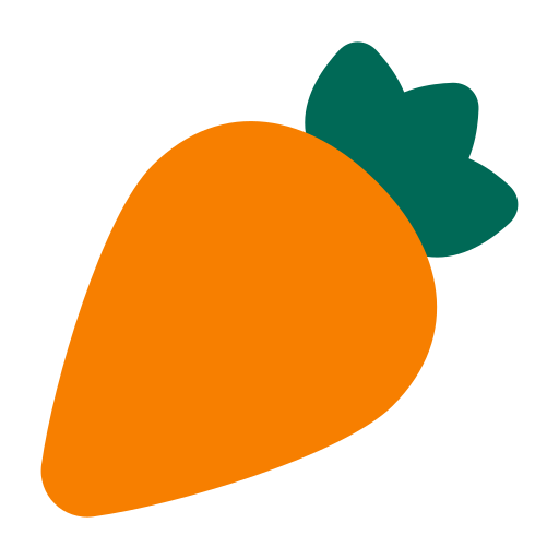 carota as rendered by Toss Face