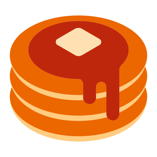 pancakes as rendered by Toss Face