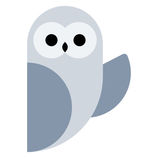 owl as rendered by Toss Face