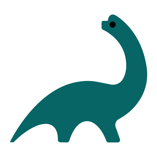 sauropod as rendered by Toss Face