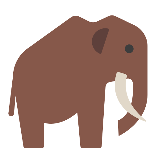 mammoth as rendered by Toss Face