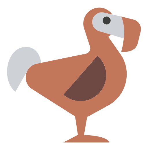 dodo as rendered by Toss Face