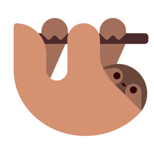bradipo as rendered by Toss Face