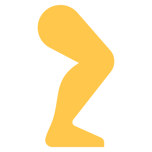 leg as rendered by Toss Face