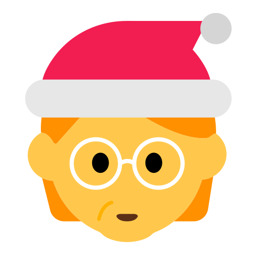 Mx Claus as rendered by Toss Face