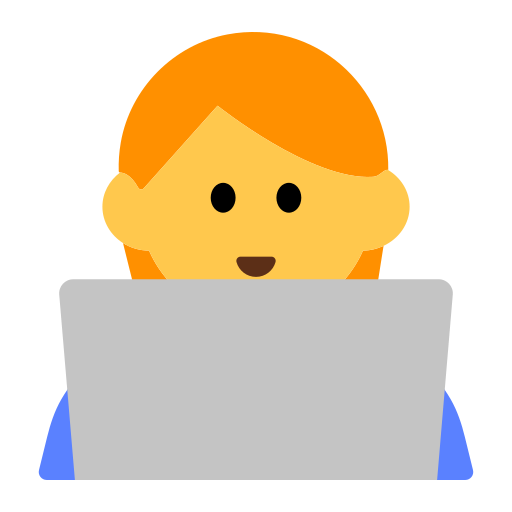 profesional de la tecnología as rendered by Toss Face