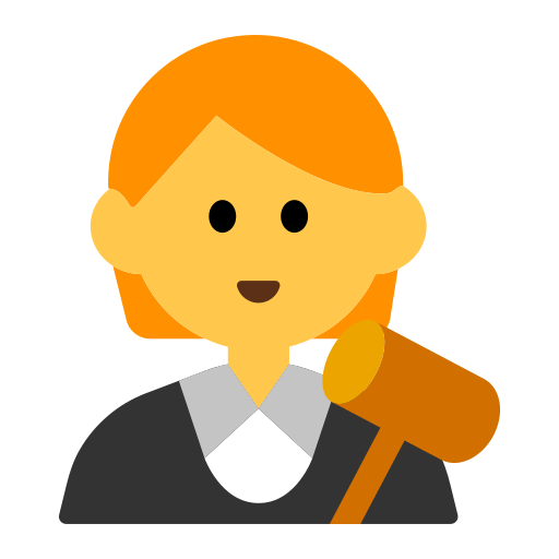 judge as rendered by Toss Face