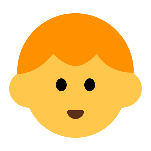 child as rendered by Toss Face