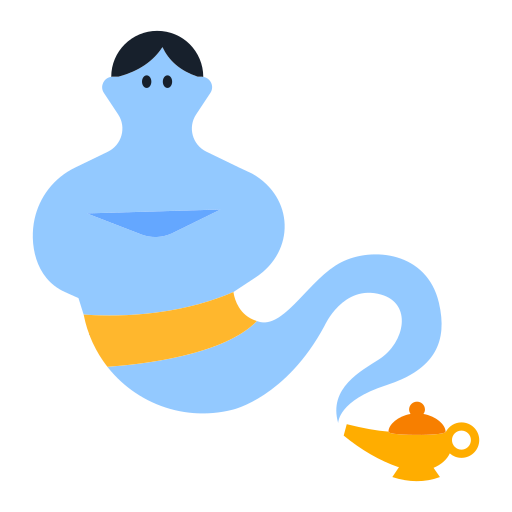 genie as rendered by Toss Face