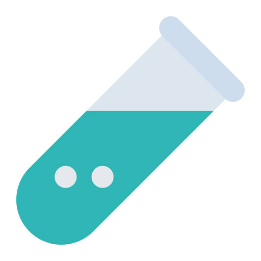 test tube as rendered by Toss Face