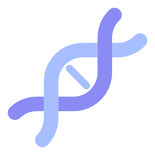 DNA as rendered by Toss Face