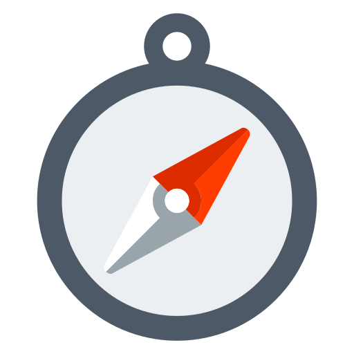 compass as rendered by Toss Face