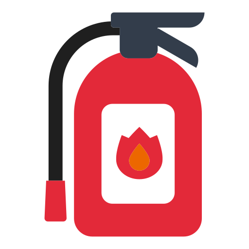 fire extinguisher as rendered by Toss Face