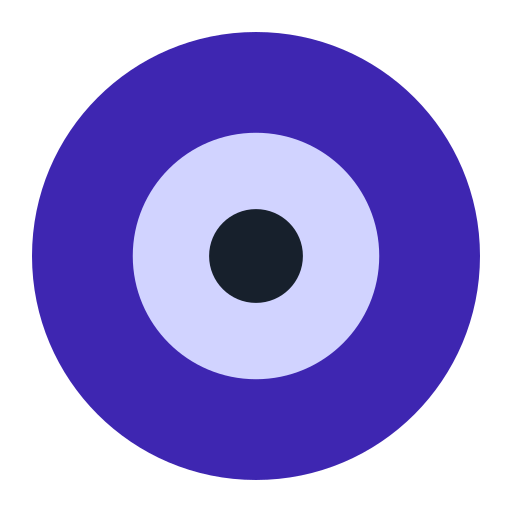 nazar amulet as rendered by Toss Face