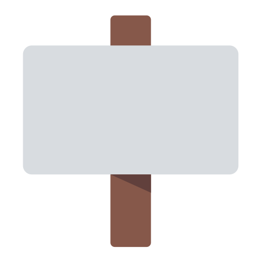 placard as rendered by Toss Face