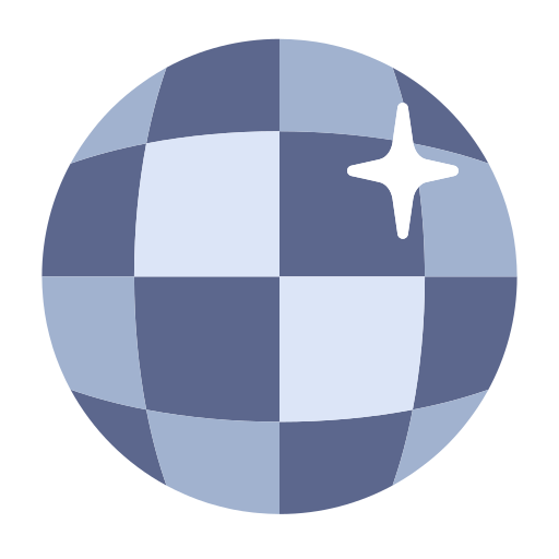 mirror ball as rendered by Toss Face