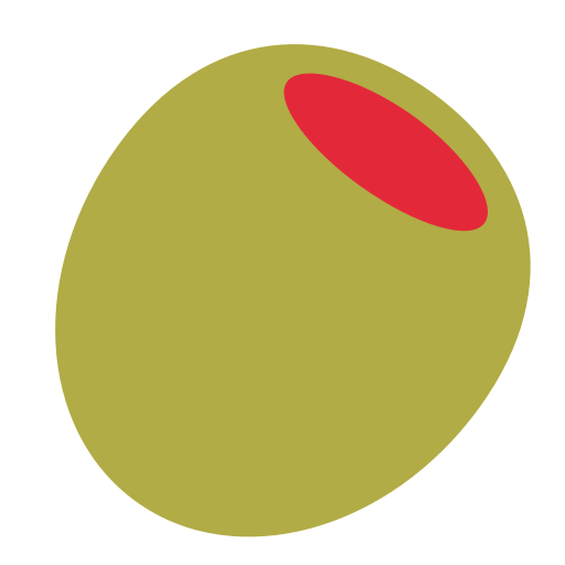olive as rendered by Toss Face
