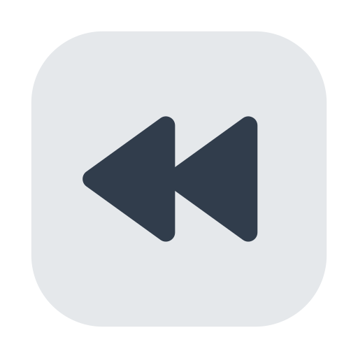 bouton retour rapide as rendered by Toss Face