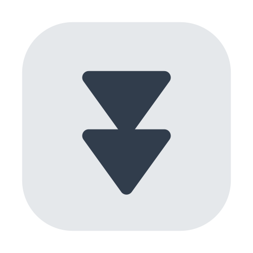 fast down button as rendered by Toss Face